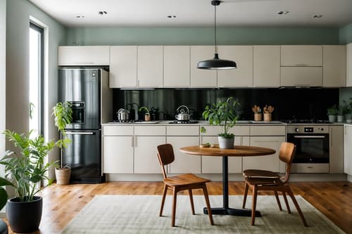 photo from pinterest of simple-style interior designed (kitchen living combo interior) with plant and occasional tables and kitchen cabinets and rug and plant and chairs and furniture and sofa. . . cinematic photo, highly detailed, cinematic lighting, ultra-detailed, ultrarealistic, photorealism, 8k. trending on pinterest. simple interior design style. masterpiece, cinematic light, ultrarealistic+, photorealistic+, 8k, raw photo, realistic, sharp focus on eyes, (symmetrical eyes), (intact eyes), hyperrealistic, highest quality, best quality, , highly detailed, masterpiece, best quality, extremely detailed 8k wallpaper, masterpiece, best quality, ultra-detailed, best shadow, detailed background, detailed face, detailed eyes, high contrast, best illumination, detailed face, dulux, caustic, dynamic angle, detailed glow. dramatic lighting. highly detailed, insanely detailed hair, symmetrical, intricate details, professionally retouched, 8k high definition. strong bokeh. award winning photo.
