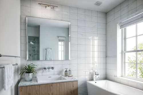photo from pinterest of simple-style interior designed (bathroom interior) with mirror and bath towel and bath rail and bathtub and bathroom sink with faucet and plant and toilet seat and bathroom cabinet. . . cinematic photo, highly detailed, cinematic lighting, ultra-detailed, ultrarealistic, photorealism, 8k. trending on pinterest. simple interior design style. masterpiece, cinematic light, ultrarealistic+, photorealistic+, 8k, raw photo, realistic, sharp focus on eyes, (symmetrical eyes), (intact eyes), hyperrealistic, highest quality, best quality, , highly detailed, masterpiece, best quality, extremely detailed 8k wallpaper, masterpiece, best quality, ultra-detailed, best shadow, detailed background, detailed face, detailed eyes, high contrast, best illumination, detailed face, dulux, caustic, dynamic angle, detailed glow. dramatic lighting. highly detailed, insanely detailed hair, symmetrical, intricate details, professionally retouched, 8k high definition. strong bokeh. award winning photo.