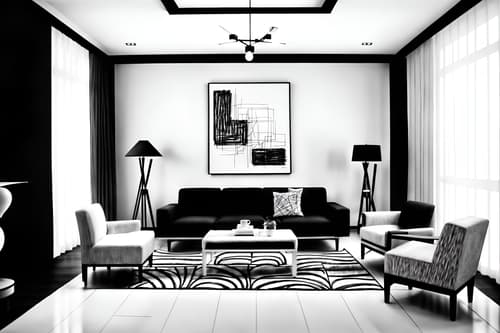 (hand-drawn monochrome black and white sketch line drawing)++ of sketch-style interior designed (hotel lobby) apartment interior. a sketch of interior. with . . a sketch of interior. with hanging lamps and lounge chairs and plant. trending on artstation. black and white line drawing sketch without colors. masterpiece, cinematic light, ultrarealistic+, photorealistic+, 8k, raw photo, realistic, sharp focus on eyes, (symmetrical eyes), (intact eyes), hyperrealistic, highest quality, best quality, , highly detailed, masterpiece, best quality, extremely detailed 8k wallpaper, masterpiece, best quality, ultra-detailed, best shadow, detailed background, detailed face, detailed eyes, high contrast, best illumination, detailed face, dulux, caustic, dynamic angle, detailed glow. dramatic lighting. highly detailed, insanely detailed hair, symmetrical, intricate details, professionally retouched, 8k high definition. strong bokeh. award winning photo.
