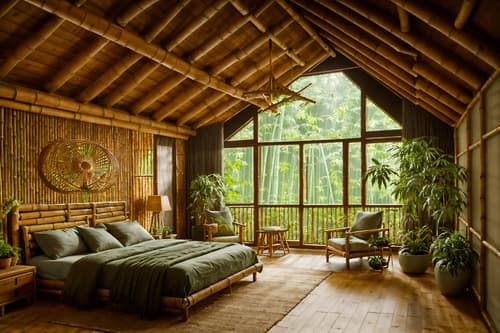 photo from pinterest of biophilic-style interior designed (attic interior) . with bamboo materials and natural shapes and forms and plants and earthy colors and natural environment and fresh air and sunlight and features of the natural world. . cinematic photo, highly detailed, cinematic lighting, ultra-detailed, ultrarealistic, photorealism, 8k. trending on pinterest. biophilic interior design style. masterpiece, cinematic light, ultrarealistic+, photorealistic+, 8k, raw photo, realistic, sharp focus on eyes, (symmetrical eyes), (intact eyes), hyperrealistic, highest quality, best quality, , highly detailed, masterpiece, best quality, extremely detailed 8k wallpaper, masterpiece, best quality, ultra-detailed, best shadow, detailed background, detailed face, detailed eyes, high contrast, best illumination, detailed face, dulux, caustic, dynamic angle, detailed glow. dramatic lighting. highly detailed, insanely detailed hair, symmetrical, intricate details, professionally retouched, 8k high definition. strong bokeh. award winning photo.