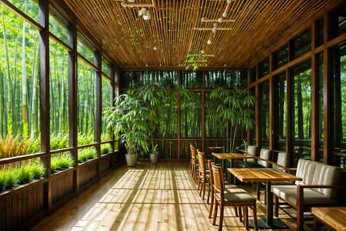 photo from pinterest of biophilic-style interior designed (coffee shop interior) . with features of nature and natural patterns and sunlight and bamboo materials and natural shapes and forms and fresh air and natural environment and plants. . cinematic photo, highly detailed, cinematic lighting, ultra-detailed, ultrarealistic, photorealism, 8k. trending on pinterest. biophilic interior design style. masterpiece, cinematic light, ultrarealistic+, photorealistic+, 8k, raw photo, realistic, sharp focus on eyes, (symmetrical eyes), (intact eyes), hyperrealistic, highest quality, best quality, , highly detailed, masterpiece, best quality, extremely detailed 8k wallpaper, masterpiece, best quality, ultra-detailed, best shadow, detailed background, detailed face, detailed eyes, high contrast, best illumination, detailed face, dulux, caustic, dynamic angle, detailed glow. dramatic lighting. highly detailed, insanely detailed hair, symmetrical, intricate details, professionally retouched, 8k high definition. strong bokeh. award winning photo.