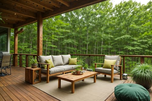 photo from pinterest of biophilic-style designed (outdoor patio ) with deck with deck chairs and plant and patio couch with pillows and grass and barbeque or grill and deck with deck chairs. . with wood materials and earthy colors and images of nature and sunlight and natural elements and linen materials and natural shapes and forms and natural environment. . cinematic photo, highly detailed, cinematic lighting, ultra-detailed, ultrarealistic, photorealism, 8k. trending on pinterest. biophilic design style. masterpiece, cinematic light, ultrarealistic+, photorealistic+, 8k, raw photo, realistic, sharp focus on eyes, (symmetrical eyes), (intact eyes), hyperrealistic, highest quality, best quality, , highly detailed, masterpiece, best quality, extremely detailed 8k wallpaper, masterpiece, best quality, ultra-detailed, best shadow, detailed background, detailed face, detailed eyes, high contrast, best illumination, detailed face, dulux, caustic, dynamic angle, detailed glow. dramatic lighting. highly detailed, insanely detailed hair, symmetrical, intricate details, professionally retouched, 8k high definition. strong bokeh. award winning photo.