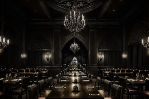 photo from pinterest of gothic-style interior designed (restaurant interior) with restaurant dining tables and restaurant bar and restaurant decor and restaurant chairs and restaurant dining tables. . . cinematic photo, highly detailed, cinematic lighting, ultra-detailed, ultrarealistic, photorealism, 8k. trending on pinterest. gothic interior design style. masterpiece, cinematic light, ultrarealistic+, photorealistic+, 8k, raw photo, realistic, sharp focus on eyes, (symmetrical eyes), (intact eyes), hyperrealistic, highest quality, best quality, , highly detailed, masterpiece, best quality, extremely detailed 8k wallpaper, masterpiece, best quality, ultra-detailed, best shadow, detailed background, detailed face, detailed eyes, high contrast, best illumination, detailed face, dulux, caustic, dynamic angle, detailed glow. dramatic lighting. highly detailed, insanely detailed hair, symmetrical, intricate details, professionally retouched, 8k high definition. strong bokeh. award winning photo.