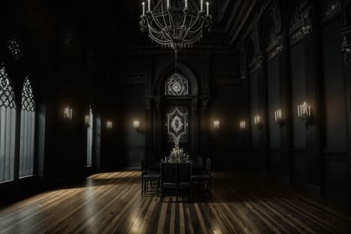 photo from pinterest of gothic-style interior designed (exhibition space interior) . . cinematic photo, highly detailed, cinematic lighting, ultra-detailed, ultrarealistic, photorealism, 8k. trending on pinterest. gothic interior design style. masterpiece, cinematic light, ultrarealistic+, photorealistic+, 8k, raw photo, realistic, sharp focus on eyes, (symmetrical eyes), (intact eyes), hyperrealistic, highest quality, best quality, , highly detailed, masterpiece, best quality, extremely detailed 8k wallpaper, masterpiece, best quality, ultra-detailed, best shadow, detailed background, detailed face, detailed eyes, high contrast, best illumination, detailed face, dulux, caustic, dynamic angle, detailed glow. dramatic lighting. highly detailed, insanely detailed hair, symmetrical, intricate details, professionally retouched, 8k high definition. strong bokeh. award winning photo.
