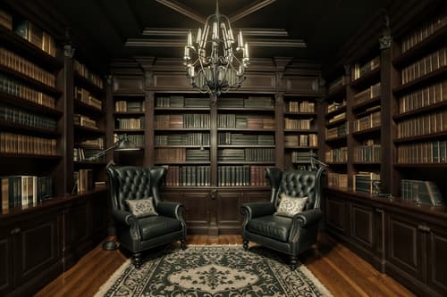 photo from pinterest of gothic-style interior designed (study room interior) with bookshelves and lounge chair and office chair and plant and desk lamp and writing desk and cabinets and bookshelves. . . cinematic photo, highly detailed, cinematic lighting, ultra-detailed, ultrarealistic, photorealism, 8k. trending on pinterest. gothic interior design style. masterpiece, cinematic light, ultrarealistic+, photorealistic+, 8k, raw photo, realistic, sharp focus on eyes, (symmetrical eyes), (intact eyes), hyperrealistic, highest quality, best quality, , highly detailed, masterpiece, best quality, extremely detailed 8k wallpaper, masterpiece, best quality, ultra-detailed, best shadow, detailed background, detailed face, detailed eyes, high contrast, best illumination, detailed face, dulux, caustic, dynamic angle, detailed glow. dramatic lighting. highly detailed, insanely detailed hair, symmetrical, intricate details, professionally retouched, 8k high definition. strong bokeh. award winning photo.