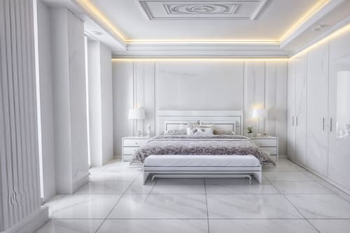 photo from pinterest of vaporwave-style interior designed (bedroom interior) with storage bench or ottoman and dresser closet and mirror and bedside table or night stand and bed and headboard and night light and plant. . with white square bathroom tiles and white square bathroom tiles and neon glow and white roman statues, white roman sculptures, white roman columns, white roman pillars in the center of the room, and purple lights and white square bathroom tiles and hanging plants and teal colors. . cinematic photo, highly detailed, cinematic lighting, ultra-detailed, ultrarealistic, photorealism, 8k. trending on pinterest. vaporwave interior design style. masterpiece, cinematic light, ultrarealistic+, photorealistic+, 8k, raw photo, realistic, sharp focus on eyes, (symmetrical eyes), (intact eyes), hyperrealistic, highest quality, best quality, , highly detailed, masterpiece, best quality, extremely detailed 8k wallpaper, masterpiece, best quality, ultra-detailed, best shadow, detailed background, detailed face, detailed eyes, high contrast, best illumination, detailed face, dulux, caustic, dynamic angle, detailed glow. dramatic lighting. highly detailed, insanely detailed hair, symmetrical, intricate details, professionally retouched, 8k high definition. strong bokeh. award winning photo.