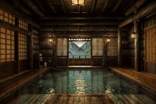 photo from pinterest of rustic-style interior designed (onsen interior) . with . . cinematic photo, highly detailed, cinematic lighting, ultra-detailed, ultrarealistic, photorealism, 8k. trending on pinterest. rustic interior design style. masterpiece, cinematic light, ultrarealistic+, photorealistic+, 8k, raw photo, realistic, sharp focus on eyes, (symmetrical eyes), (intact eyes), hyperrealistic, highest quality, best quality, , highly detailed, masterpiece, best quality, extremely detailed 8k wallpaper, masterpiece, best quality, ultra-detailed, best shadow, detailed background, detailed face, detailed eyes, high contrast, best illumination, detailed face, dulux, caustic, dynamic angle, detailed glow. dramatic lighting. highly detailed, insanely detailed hair, symmetrical, intricate details, professionally retouched, 8k high definition. strong bokeh. award winning photo.