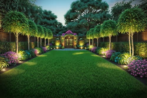 photo from pinterest of maximalist-style designed (outdoor garden ) with grass and garden tree and garden plants and grass. . with more is more philosophy and bold patterns and over-the-top aesthetic and vibrant and bold design and bold colors and playful and bold creativity. . cinematic photo, highly detailed, cinematic lighting, ultra-detailed, ultrarealistic, photorealism, 8k. trending on pinterest. maximalist design style. masterpiece, cinematic light, ultrarealistic+, photorealistic+, 8k, raw photo, realistic, sharp focus on eyes, (symmetrical eyes), (intact eyes), hyperrealistic, highest quality, best quality, , highly detailed, masterpiece, best quality, extremely detailed 8k wallpaper, masterpiece, best quality, ultra-detailed, best shadow, detailed background, detailed face, detailed eyes, high contrast, best illumination, detailed face, dulux, caustic, dynamic angle, detailed glow. dramatic lighting. highly detailed, insanely detailed hair, symmetrical, intricate details, professionally retouched, 8k high definition. strong bokeh. award winning photo.