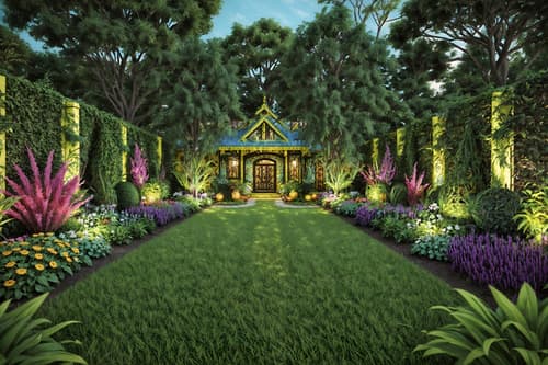photo from pinterest of maximalist-style designed (outdoor garden ) with grass and garden tree and garden plants and grass. . with more is more philosophy and bold patterns and over-the-top aesthetic and vibrant and bold design and bold colors and playful and bold creativity. . cinematic photo, highly detailed, cinematic lighting, ultra-detailed, ultrarealistic, photorealism, 8k. trending on pinterest. maximalist design style. masterpiece, cinematic light, ultrarealistic+, photorealistic+, 8k, raw photo, realistic, sharp focus on eyes, (symmetrical eyes), (intact eyes), hyperrealistic, highest quality, best quality, , highly detailed, masterpiece, best quality, extremely detailed 8k wallpaper, masterpiece, best quality, ultra-detailed, best shadow, detailed background, detailed face, detailed eyes, high contrast, best illumination, detailed face, dulux, caustic, dynamic angle, detailed glow. dramatic lighting. highly detailed, insanely detailed hair, symmetrical, intricate details, professionally retouched, 8k high definition. strong bokeh. award winning photo.