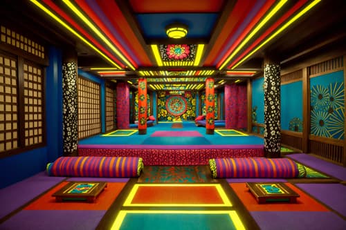 photo from pinterest of maximalist-style interior designed (onsen interior) . with playful and bold colors and vibrant and bold patterns and eye-catching and bold design and bold creativity and more is more philosophy. . cinematic photo, highly detailed, cinematic lighting, ultra-detailed, ultrarealistic, photorealism, 8k. trending on pinterest. maximalist interior design style. masterpiece, cinematic light, ultrarealistic+, photorealistic+, 8k, raw photo, realistic, sharp focus on eyes, (symmetrical eyes), (intact eyes), hyperrealistic, highest quality, best quality, , highly detailed, masterpiece, best quality, extremely detailed 8k wallpaper, masterpiece, best quality, ultra-detailed, best shadow, detailed background, detailed face, detailed eyes, high contrast, best illumination, detailed face, dulux, caustic, dynamic angle, detailed glow. dramatic lighting. highly detailed, insanely detailed hair, symmetrical, intricate details, professionally retouched, 8k high definition. strong bokeh. award winning photo.