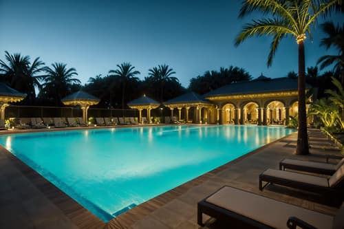 photo from pinterest of baroque-style designed (outdoor pool area ) with pool and pool lights and pool lounge chairs and pool. . with expensive and plush flooring and dynamism and tension and emotional exuberance and sensuous richness and opulent and colossal furniture and movement and crystal and glass accents. . cinematic photo, highly detailed, cinematic lighting, ultra-detailed, ultrarealistic, photorealism, 8k. trending on pinterest. baroque design style. masterpiece, cinematic light, ultrarealistic+, photorealistic+, 8k, raw photo, realistic, sharp focus on eyes, (symmetrical eyes), (intact eyes), hyperrealistic, highest quality, best quality, , highly detailed, masterpiece, best quality, extremely detailed 8k wallpaper, masterpiece, best quality, ultra-detailed, best shadow, detailed background, detailed face, detailed eyes, high contrast, best illumination, detailed face, dulux, caustic, dynamic angle, detailed glow. dramatic lighting. highly detailed, insanely detailed hair, symmetrical, intricate details, professionally retouched, 8k high definition. strong bokeh. award winning photo.