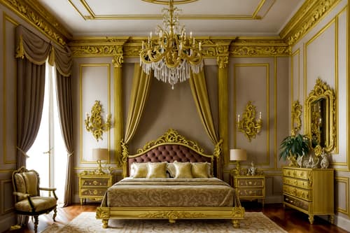 photo from pinterest of baroque-style interior designed (kids room interior) with plant and mirror and headboard and bed and accent chair and bedside table or night stand and kids desk and dresser closet. . with heavy moldings and twisted columns and opulent and colossal furniture and sensuous richness and elaborate ornamentation and drama and pedestal feet and tension. . cinematic photo, highly detailed, cinematic lighting, ultra-detailed, ultrarealistic, photorealism, 8k. trending on pinterest. baroque interior design style. masterpiece, cinematic light, ultrarealistic+, photorealistic+, 8k, raw photo, realistic, sharp focus on eyes, (symmetrical eyes), (intact eyes), hyperrealistic, highest quality, best quality, , highly detailed, masterpiece, best quality, extremely detailed 8k wallpaper, masterpiece, best quality, ultra-detailed, best shadow, detailed background, detailed face, detailed eyes, high contrast, best illumination, detailed face, dulux, caustic, dynamic angle, detailed glow. dramatic lighting. highly detailed, insanely detailed hair, symmetrical, intricate details, professionally retouched, 8k high definition. strong bokeh. award winning photo.