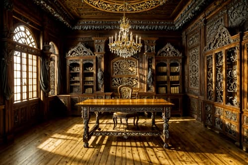 photo from pinterest of baroque-style interior designed (workshop interior) with wooden workbench and tool wall and messy and wooden workbench. . with crystal and glass accents and heavy moldings and luxurious floral and damask fabrics and drama and intricate carvings and ornaments and elaborate ornamentation and movement and grandeur. . cinematic photo, highly detailed, cinematic lighting, ultra-detailed, ultrarealistic, photorealism, 8k. trending on pinterest. baroque interior design style. masterpiece, cinematic light, ultrarealistic+, photorealistic+, 8k, raw photo, realistic, sharp focus on eyes, (symmetrical eyes), (intact eyes), hyperrealistic, highest quality, best quality, , highly detailed, masterpiece, best quality, extremely detailed 8k wallpaper, masterpiece, best quality, ultra-detailed, best shadow, detailed background, detailed face, detailed eyes, high contrast, best illumination, detailed face, dulux, caustic, dynamic angle, detailed glow. dramatic lighting. highly detailed, insanely detailed hair, symmetrical, intricate details, professionally retouched, 8k high definition. strong bokeh. award winning photo.