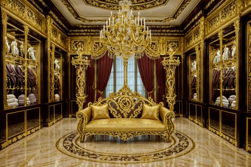photo from pinterest of baroque-style interior designed (clothing store interior) . with movement and pedestal feet and grandeur and tension and twisted columns and luxurious floral and damask fabrics and dynamism and intricate carvings and ornaments. . cinematic photo, highly detailed, cinematic lighting, ultra-detailed, ultrarealistic, photorealism, 8k. trending on pinterest. baroque interior design style. masterpiece, cinematic light, ultrarealistic+, photorealistic+, 8k, raw photo, realistic, sharp focus on eyes, (symmetrical eyes), (intact eyes), hyperrealistic, highest quality, best quality, , highly detailed, masterpiece, best quality, extremely detailed 8k wallpaper, masterpiece, best quality, ultra-detailed, best shadow, detailed background, detailed face, detailed eyes, high contrast, best illumination, detailed face, dulux, caustic, dynamic angle, detailed glow. dramatic lighting. highly detailed, insanely detailed hair, symmetrical, intricate details, professionally retouched, 8k high definition. strong bokeh. award winning photo.