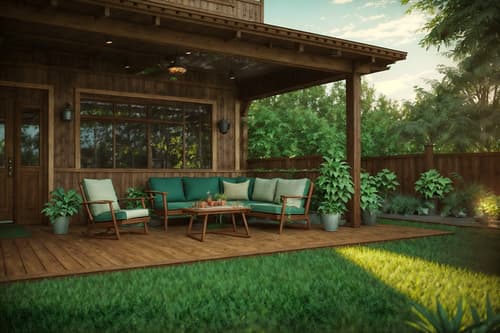 photo from pinterest of retro-style designed (outdoor patio ) with plant and deck with deck chairs and barbeque or grill and patio couch with pillows and grass and plant. . . cinematic photo, highly detailed, cinematic lighting, ultra-detailed, ultrarealistic, photorealism, 8k. trending on pinterest. retro design style. masterpiece, cinematic light, ultrarealistic+, photorealistic+, 8k, raw photo, realistic, sharp focus on eyes, (symmetrical eyes), (intact eyes), hyperrealistic, highest quality, best quality, , highly detailed, masterpiece, best quality, extremely detailed 8k wallpaper, masterpiece, best quality, ultra-detailed, best shadow, detailed background, detailed face, detailed eyes, high contrast, best illumination, detailed face, dulux, caustic, dynamic angle, detailed glow. dramatic lighting. highly detailed, insanely detailed hair, symmetrical, intricate details, professionally retouched, 8k high definition. strong bokeh. award winning photo.