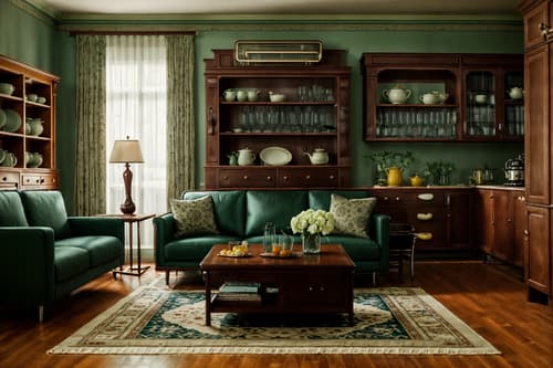 photo from pinterest of retro-style interior designed (kitchen living combo interior) with occasional tables and sofa and sink and coffee tables and rug and chairs and worktops and bookshelves. . . cinematic photo, highly detailed, cinematic lighting, ultra-detailed, ultrarealistic, photorealism, 8k. trending on pinterest. retro interior design style. masterpiece, cinematic light, ultrarealistic+, photorealistic+, 8k, raw photo, realistic, sharp focus on eyes, (symmetrical eyes), (intact eyes), hyperrealistic, highest quality, best quality, , highly detailed, masterpiece, best quality, extremely detailed 8k wallpaper, masterpiece, best quality, ultra-detailed, best shadow, detailed background, detailed face, detailed eyes, high contrast, best illumination, detailed face, dulux, caustic, dynamic angle, detailed glow. dramatic lighting. highly detailed, insanely detailed hair, symmetrical, intricate details, professionally retouched, 8k high definition. strong bokeh. award winning photo.