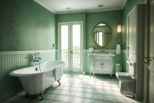 photo from pinterest of retro-style interior designed (bathroom interior) with waste basket and mirror and toilet seat and bathtub and bath rail and bathroom sink with faucet and bath towel and bathroom cabinet. . . cinematic photo, highly detailed, cinematic lighting, ultra-detailed, ultrarealistic, photorealism, 8k. trending on pinterest. retro interior design style. masterpiece, cinematic light, ultrarealistic+, photorealistic+, 8k, raw photo, realistic, sharp focus on eyes, (symmetrical eyes), (intact eyes), hyperrealistic, highest quality, best quality, , highly detailed, masterpiece, best quality, extremely detailed 8k wallpaper, masterpiece, best quality, ultra-detailed, best shadow, detailed background, detailed face, detailed eyes, high contrast, best illumination, detailed face, dulux, caustic, dynamic angle, detailed glow. dramatic lighting. highly detailed, insanely detailed hair, symmetrical, intricate details, professionally retouched, 8k high definition. strong bokeh. award winning photo.