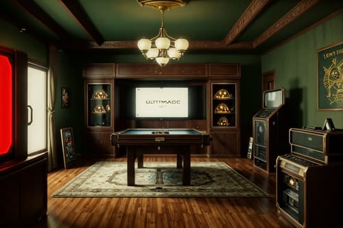 photo from pinterest of retro-style interior designed (gaming room interior) . . cinematic photo, highly detailed, cinematic lighting, ultra-detailed, ultrarealistic, photorealism, 8k. trending on pinterest. retro interior design style. masterpiece, cinematic light, ultrarealistic+, photorealistic+, 8k, raw photo, realistic, sharp focus on eyes, (symmetrical eyes), (intact eyes), hyperrealistic, highest quality, best quality, , highly detailed, masterpiece, best quality, extremely detailed 8k wallpaper, masterpiece, best quality, ultra-detailed, best shadow, detailed background, detailed face, detailed eyes, high contrast, best illumination, detailed face, dulux, caustic, dynamic angle, detailed glow. dramatic lighting. highly detailed, insanely detailed hair, symmetrical, intricate details, professionally retouched, 8k high definition. strong bokeh. award winning photo.