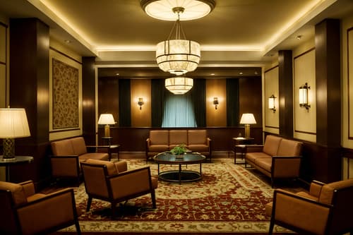 photo from pinterest of retro-style interior designed (hotel lobby interior) with hanging lamps and plant and check in desk and lounge chairs and coffee tables and furniture and rug and sofas. . . cinematic photo, highly detailed, cinematic lighting, ultra-detailed, ultrarealistic, photorealism, 8k. trending on pinterest. retro interior design style. masterpiece, cinematic light, ultrarealistic+, photorealistic+, 8k, raw photo, realistic, sharp focus on eyes, (symmetrical eyes), (intact eyes), hyperrealistic, highest quality, best quality, , highly detailed, masterpiece, best quality, extremely detailed 8k wallpaper, masterpiece, best quality, ultra-detailed, best shadow, detailed background, detailed face, detailed eyes, high contrast, best illumination, detailed face, dulux, caustic, dynamic angle, detailed glow. dramatic lighting. highly detailed, insanely detailed hair, symmetrical, intricate details, professionally retouched, 8k high definition. strong bokeh. award winning photo.